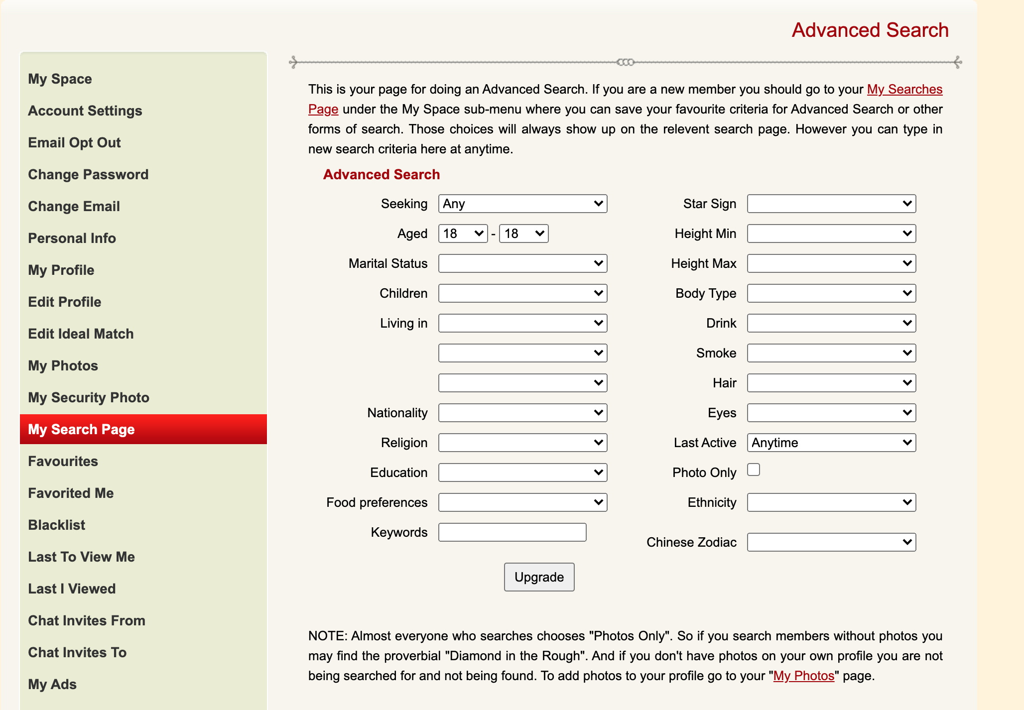 ChinaLoveMatch search